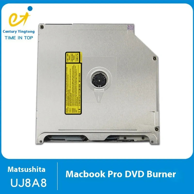 Silver internal optical drive for Apple MacBook Pro 13-inch laptop showing SATA connectors