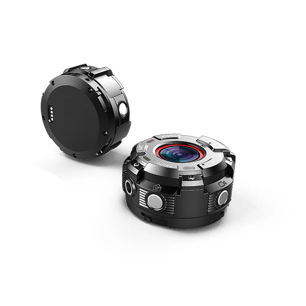 Black waterproof sports digital camera with compact design for outdoor photography