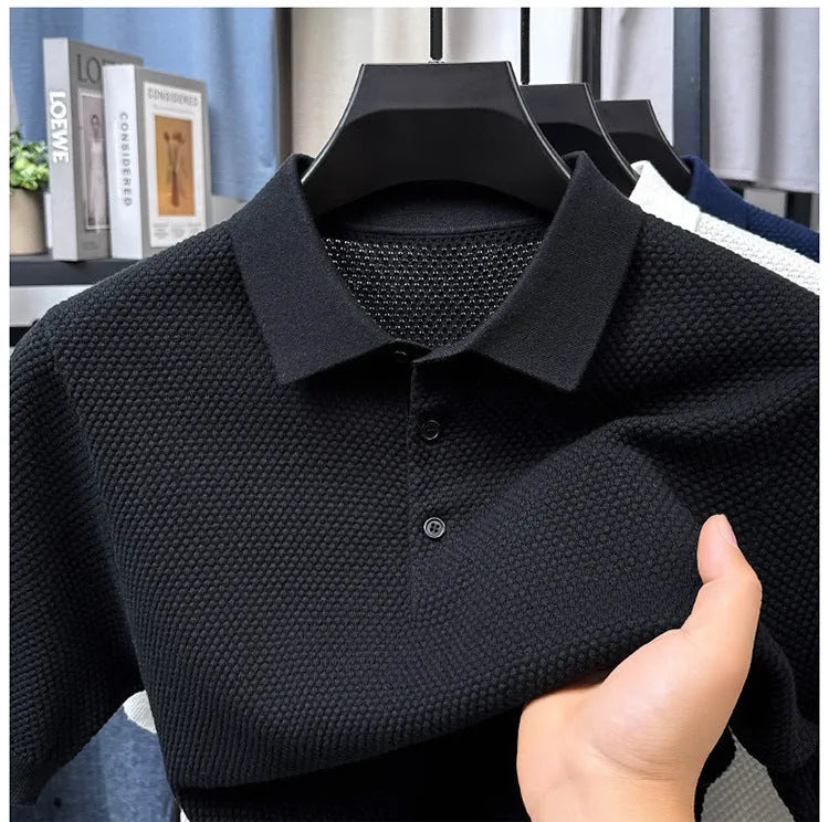 Men's loose fit pure cotton short sleeve pullover sweater in multiple colours