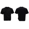 Men's loose fit grey cotton T-shirt with three-dimensional pleated detail on the front.