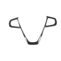 Carbon fibre pattern ABS plastic button frame for BMW steering wheel.