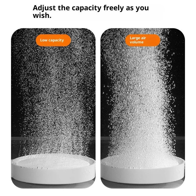 Oxygen nanometer gas disk stone air refiner with dual-purpose power, 5cm or 8cm size options