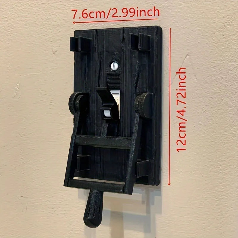 Retro-style single control mechanical wall switch with toggle, model DZ1V1.