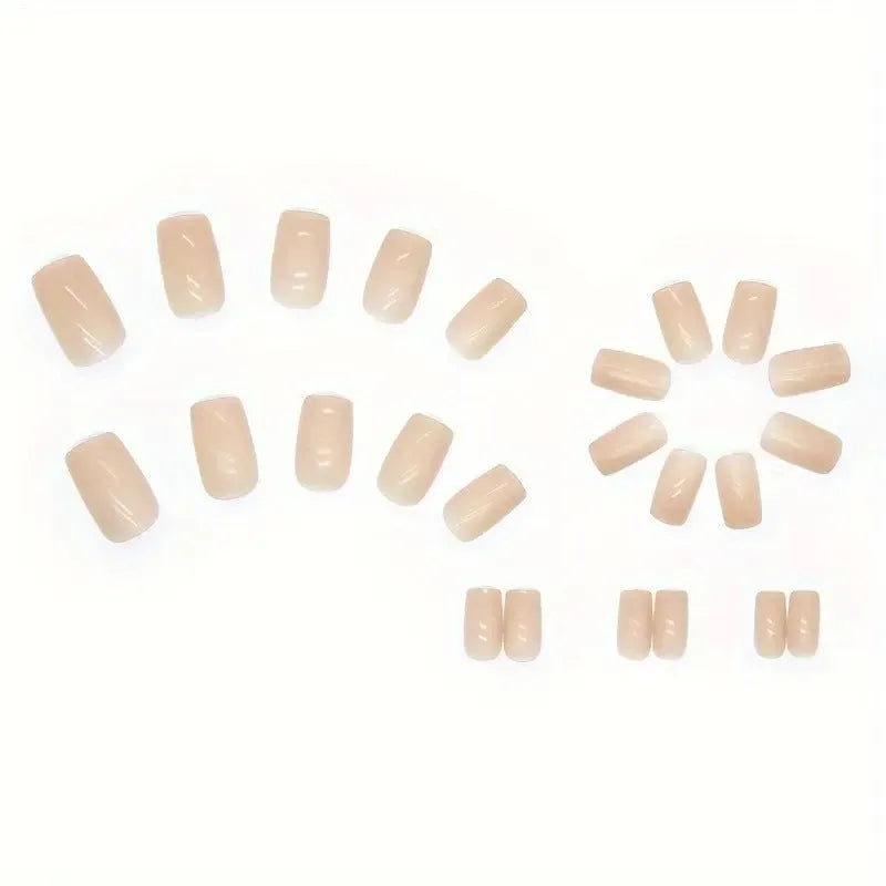 Plastic fashion armour accessories set in MY119 solid colour with nail art components