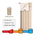 Adult portable camping sleeping bag with compression storage bag in three colour options