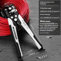 Fully automatic wire stripping pliers with 45# steel construction and high-carbon blades