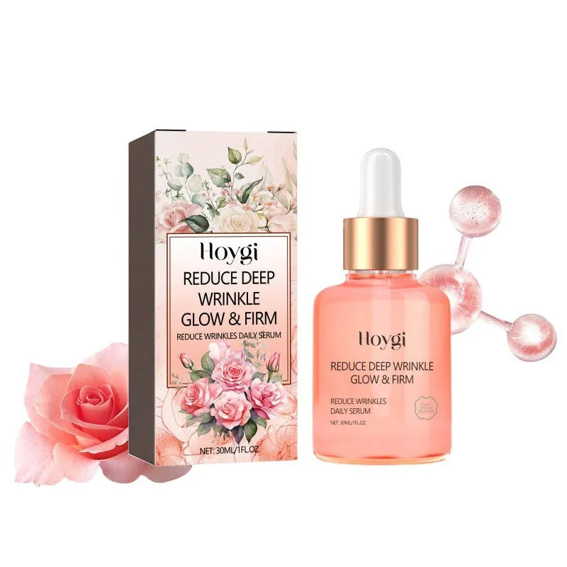 30ml rose essential oil bottle for skin brightening and wrinkle care
