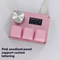 Customisable magnetic axis numeric game keyboard with colour screen and control knob