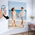 Frameless spray-painted canvas living room wall art in modern simplicity rectangle style 30x40cm