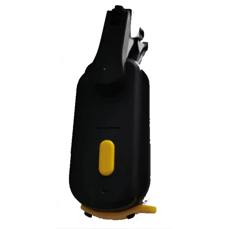 Black plastic motorcycle helmet wiper unit with a 65mm blade, model TZ-HW065.