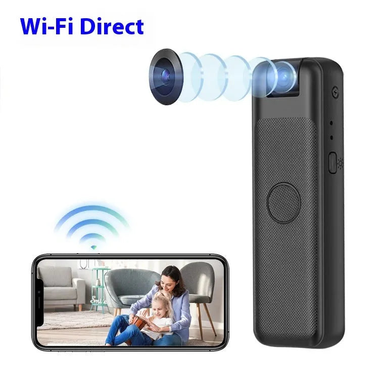 Black wifi surveillance camera with 30cm type-c cable for indoor monitoring