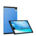 Android 15 tablet computer with 11.6 inch screen shown in black, blue, green, and orange colour options.