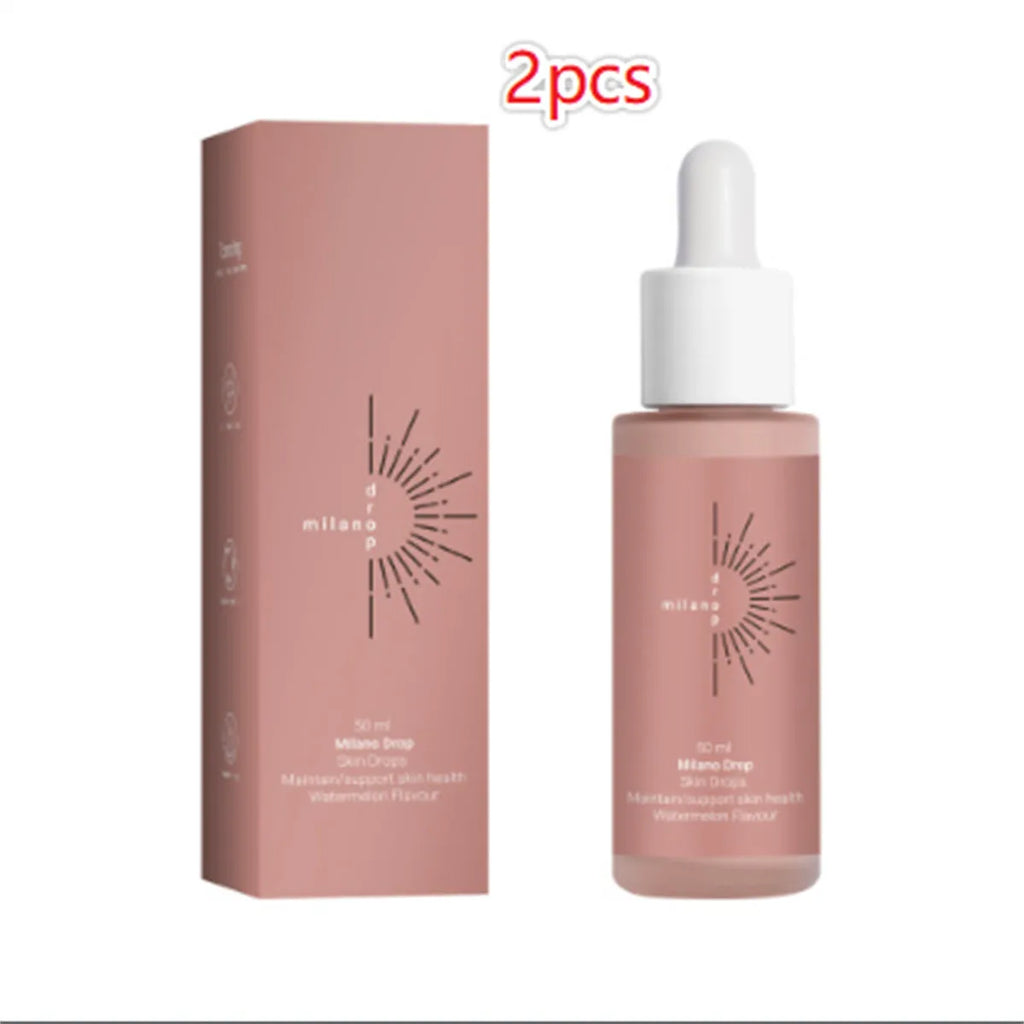 Dark bronzer self tanning serum in a 50ml bottle for face and body with fine line repair