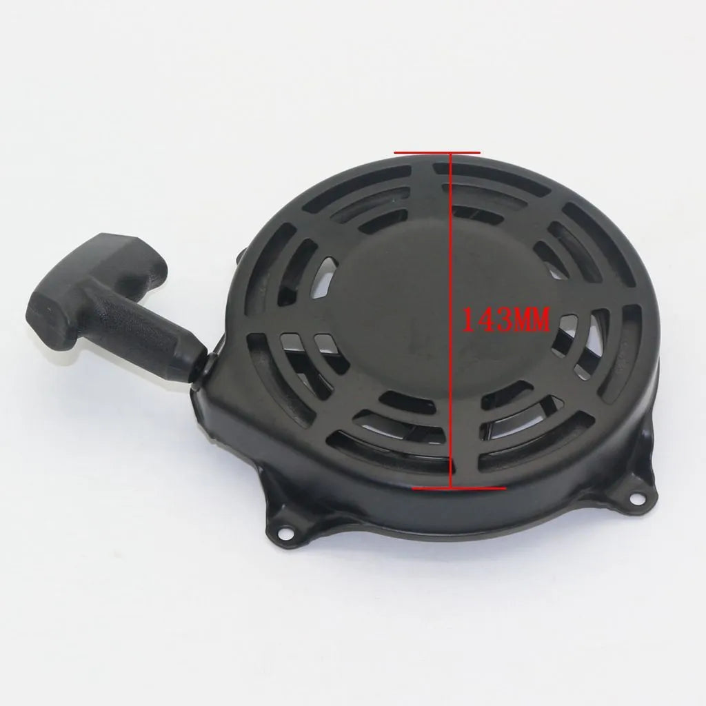 Steel hand puller tool for motorcycle engine starter repair, 115mm in length.
