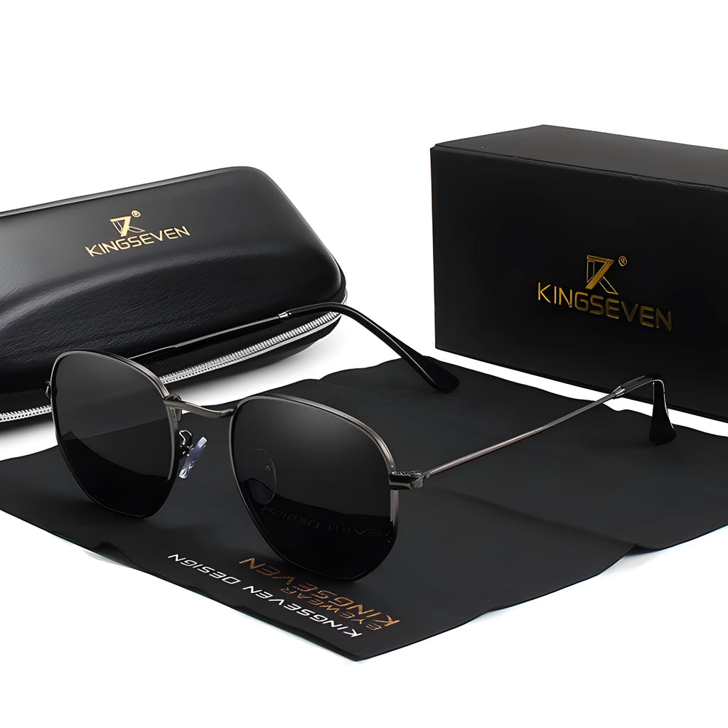 Classic round retro sunglasses for men with metal frame in multiple colour options