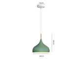 Adjustable fishline pendant lamp with zinc alloy chandelier in black blue green grey pink or yellow