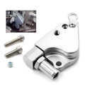 Aluminium intake manifold coolant adapter for Honda K20 K24 engines showing ports and mounting surfaces