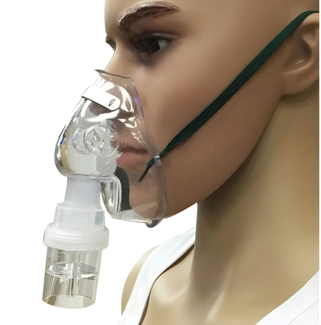 Soft rubber mask aid frame for reducing facial pressure during extended wear