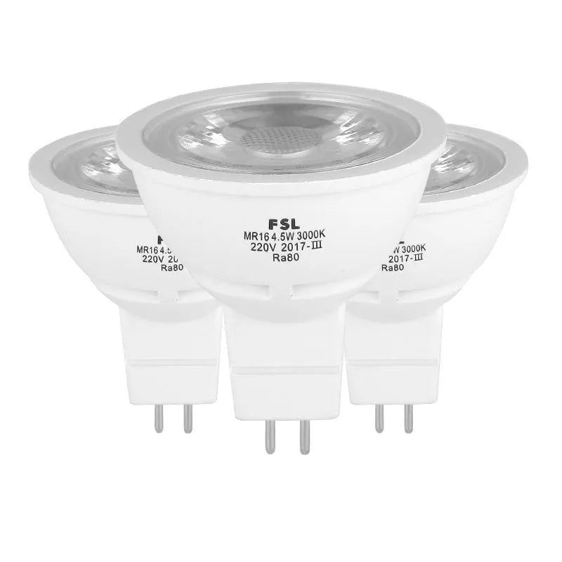 LED spotlight cup MR16 GU5.3 50mm white light wall lamp
