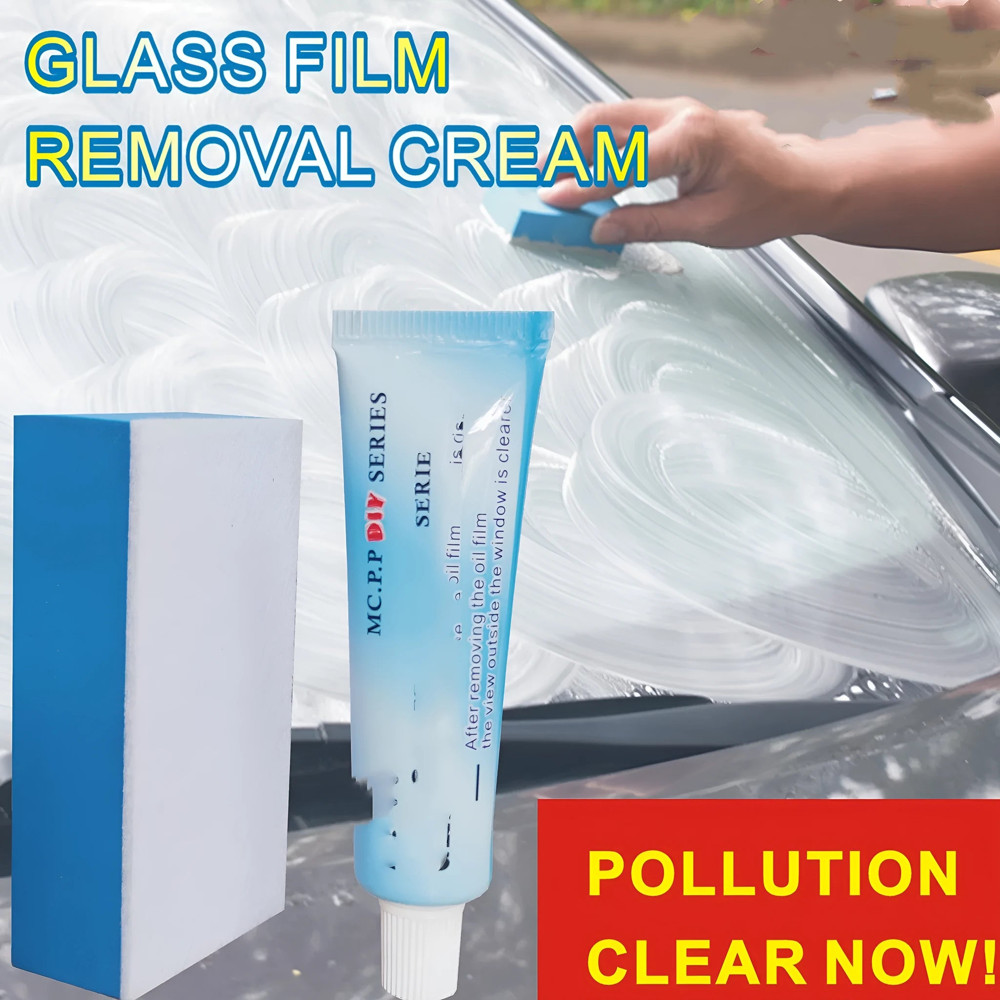 15ml automotive glass rainproof agent in English version white packaging for car windscreen treatment