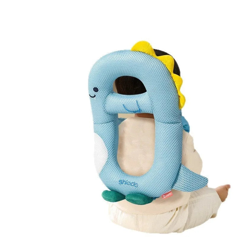Baby cartoon anti-collision pillow with dinosaur design for toddler fall protection