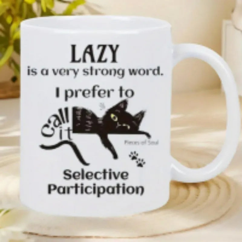 Customisable 11oz ceramic mug with thermal transfer mark for personalised picture design