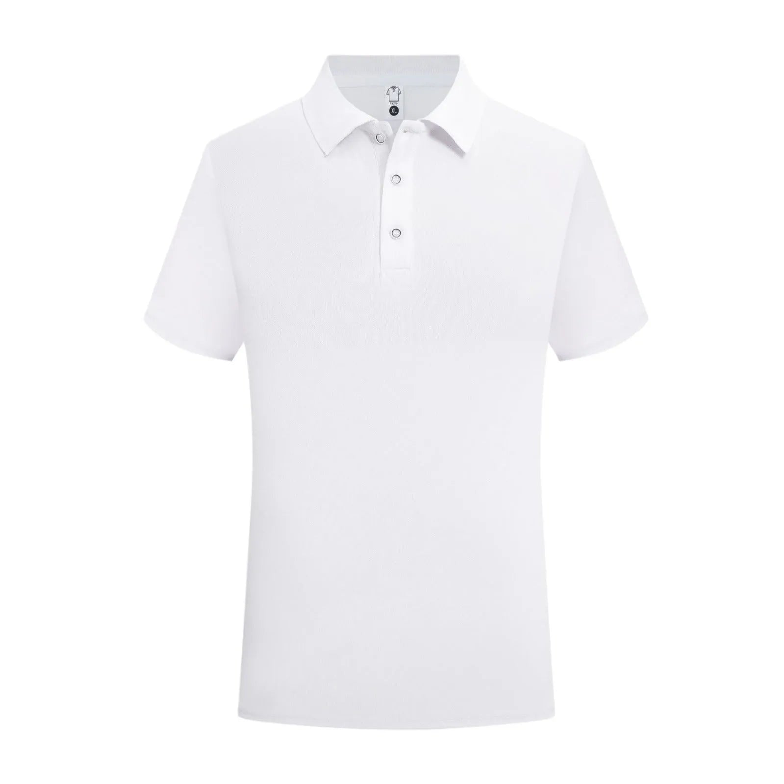 Short sleeve cotton work t-shirt in straight cut pullover style for embroidery