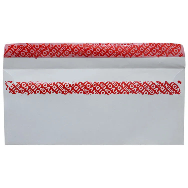 Blue tamper-evident self-adhesive confidential envelope for secure document mailing.