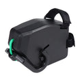 Black plastic bicycle trailer traction rope with connector fittings for mountain bike towing