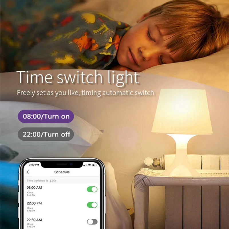 GU10 smart LED spotlight bulb with RGBCCT colour control and WiFi connectivity