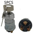 Pure copper foot ignition lock with key for trucks and agricultural vehicles