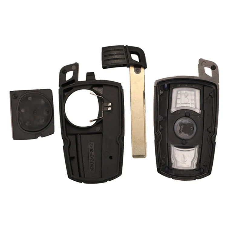 BMW CAS3 semi-intelligent remote car key fob with three keys.