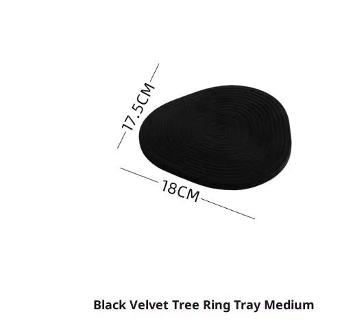 Jewelry Display Stand Multi-Color Flannel Tree Wheel Necklace Bracelet Display Tray Available in Small 12x11.5cm, Medium 18cm, Large 25cm Black Dark Grey Forest Green Brown White Milk Brown Flannel for Organising Jewellery