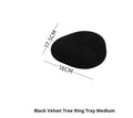 Jewelry Display Stand Multi-Color Flannel Tree Wheel Necklace Bracelet Display Tray Available in Small 12x11.5cm, Medium 18cm, Large 25cm Black Dark Grey Forest Green Brown White Milk Brown Flannel for Organising Jewellery