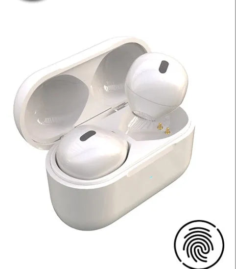 9mm invisible wireless Bluetooth earbud showing discreet ear canal placement without visible lights