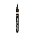 Metal mirror chrome plated marker pen with metallic ink for smooth surfaces