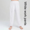 Children's high elasticity practice trousers for Sanda martial arts in black, red, or white