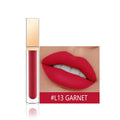 Matte lip gloss water mist in 7ml tube with twenty colour swatches from #01 to #20 for no-stain cup wear