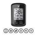 Black plastic waterproof bicycle riding stopwatch for cycling timing and training