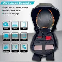 LED smart backpack with 48x48 full-colour screen, adjustable straps, and multiple compartments