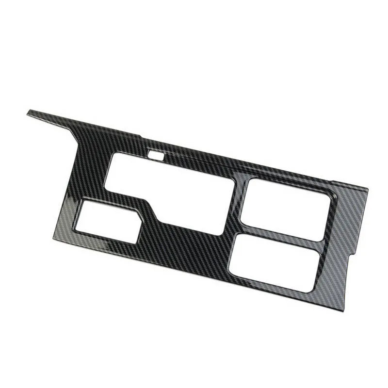 Central gear box gear plastic modified piece in carbon fibre ABS 40.5x15.5x4 mm