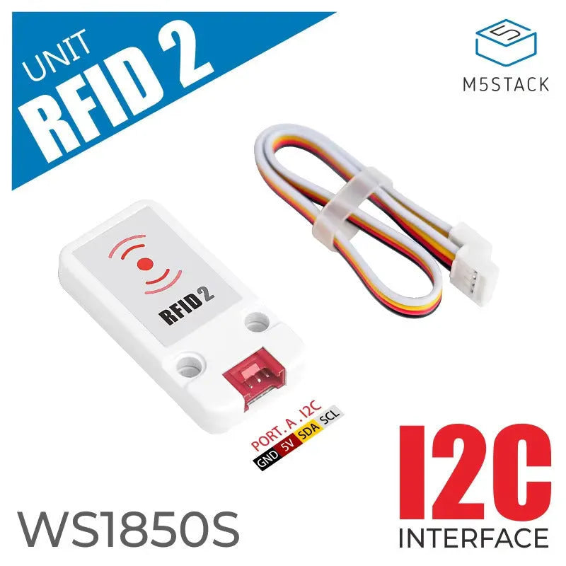 M5Stack RFID2 radio frequency identification sensor module with HY2.0-4P cable