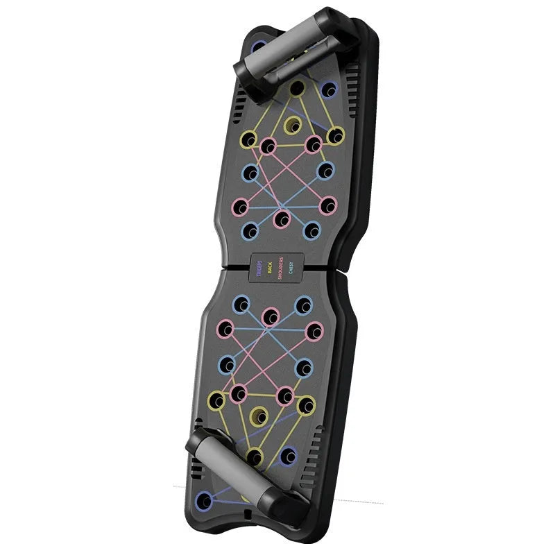 ABS push up support plates for chest shoulder and back workouts on a flat surface