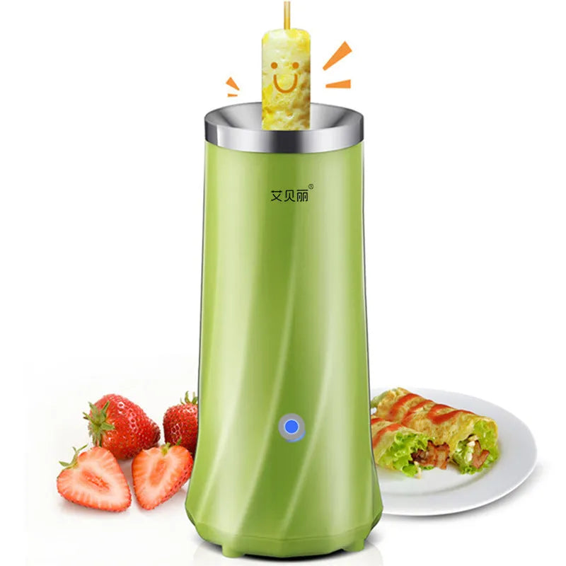 Multifunctional mini breakfast machine in beige white or green colour with automatic operation