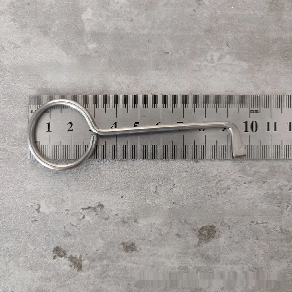 Two alloy wrench tools from portable universal tool set for household repairs