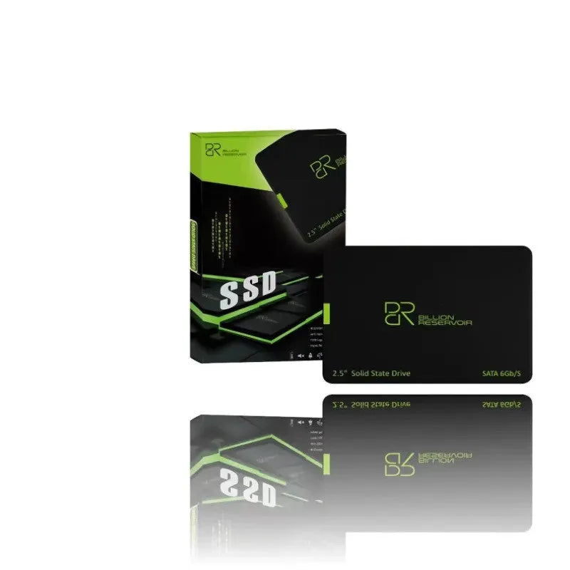 J11 2.5-inch black plastic SATA solid state drive showing capacity options from 128GB to 2TB
