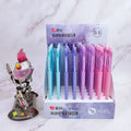Macron Morandi coloured thin rod mechanical pencil set of 8 pieces in plastic body