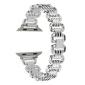 Silver, black, gold, rose gold, and starlight coloured metal alloy bracelet for Apple smartwatches