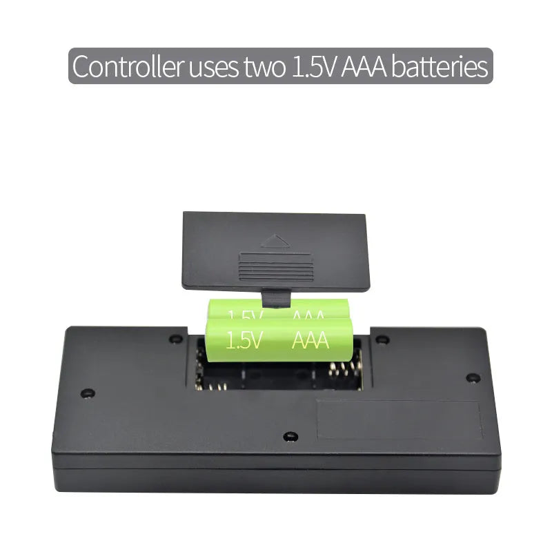 4K HDMI video game console with two black wireless controllers on a table