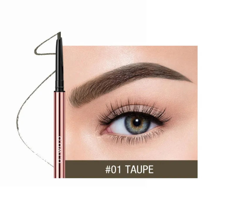 Square eyebrow makeup pencil in six colour options on a 0.7cm width.